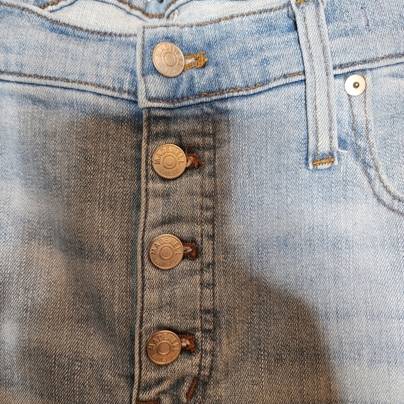 Madewell 9" high-Rise Skinny Crop Jeans in Asbury Wash: Button-Front Edition - Picture 4 of 15